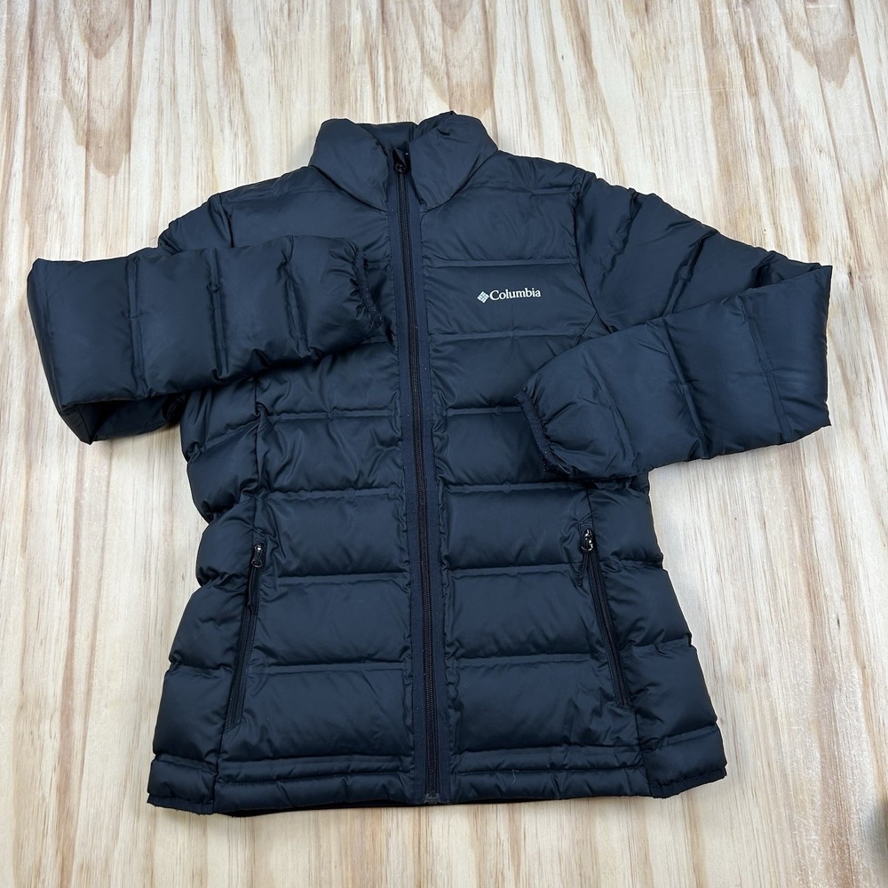Columbia Women's Medium Black 700 Fill Down Puffer Jacket Winter Outdoor